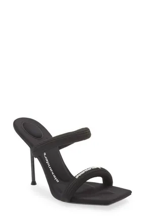 Alexander Wang Julie Padded Slide Sandal in Black at Nordstrom, Size 5.5Us