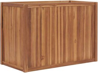 vidaXL Arriate elevado madera maciza de teca 100x50x70 cm Vidaxl