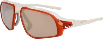 Nike Stijlvolle zonnebril met zilveren flits - unisex - Zonnebrillen - Veelkleurig - 59 MM - Accessoires
