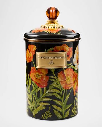 MacKenzie-Childs Poppy Large Canister
