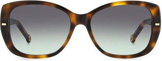 Carolina Herrera HER 0176/G/S PHW/IB Womens Sunglasses Tortoiseshell Size 56