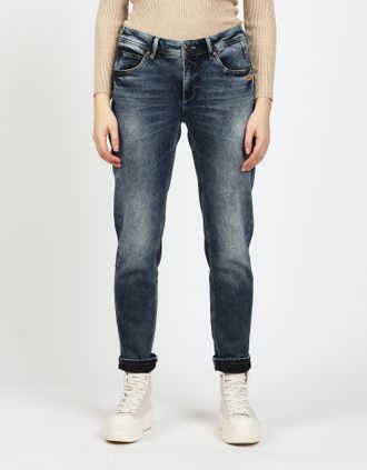 Gang 5-Pocket-Jeans GANG 94ADELA, Damen, Gr. 27, N-Gr, blau, schwarz vint, Denim/Jeans, Obermaterial: 97% Baumwolle, 2% Elastomultiester, 1% Elasthan, norm