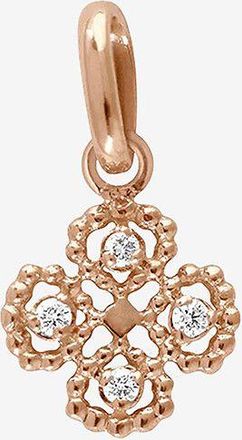 Gigi Clozeau Anhänger aus Roségold und Diamanten Lucky Trèfle