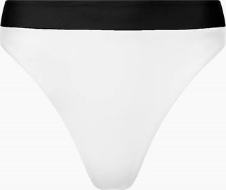 Goldbergh Womens Oceane Bikini Bottom In White/black