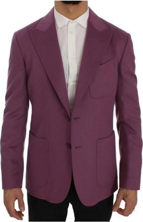 Dolce & Gabbana Sig 50054 Blazer - Heren - Blazers - Paars - XS - Polyester - Jassen