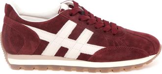 Hogan 86er Sneaker - Dames - Sneakers - Rood - 40 EU - Leer - Schoenen