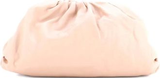Bottega Veneta The Pouch Leather Teen clutch bag - Beige
