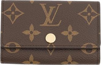 Louis Vuitton Pre-owned Monogram Canvas Key Holder - unisex - Vintage Accessoires - Bruin - ONE Size - Vintage