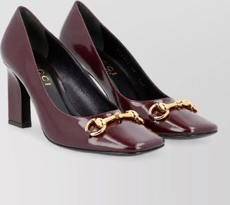 Gucci leather pumps