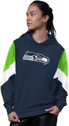 Starter Womens Starter College Navy Seattle Seahawks Scrimmage Hoodie at Nordstrom, Size Xx-Large