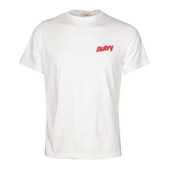 Autry T-Shirts, male, White, Size: XL Tspm 045W-3 Crewneck Cotton T-shirt