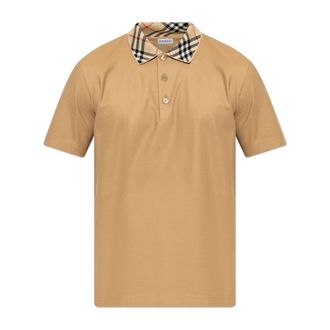 Burberry Polo Shirts, male, Beige, Size: XS Evan Polo Shirt