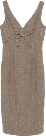 Ermanno Scervino Abito - Dames - Korte kleedjes - Bruin - 2XS - Kleedjes