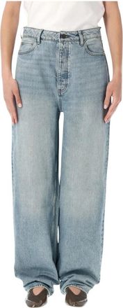 Fear of God Straight Leg Denim Jeans - Dames - Loose Fit Jeans - Blauw - W26 - Denim - Jeans