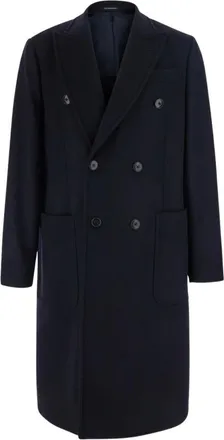 Emporio Armani Hombre, Abrigos, Azul, Talla: XL