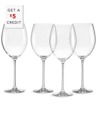 Lenox Tuscany Classics 4pc Bordeaux Glass Set