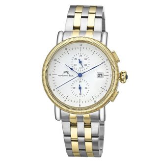 Porsamo Bleu Valor Chronograph White Dial Mens Watch 1381CVAS