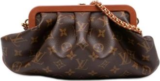 Louis Vuitton Pre-owned Boursicot Clutch - Dames - Vintage Clutch - Bruin - ONE Size - Vintage