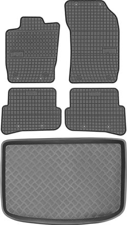 OEM Juego De Alfombrillas De Goma Para Coche Y Maletero Para Audi A1 8x Hatchback/sportback (2010-2018)