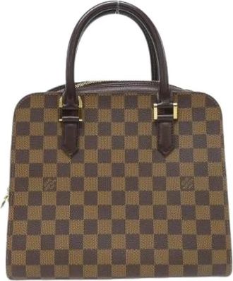 Louis Vuitton Pre-owned Triana Damier Handtas - Heren - Vintage Handtas - Bruin - ONE Size - Vintage