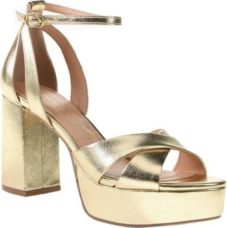Chinese Laundry Womens Tammy Heel In Gold