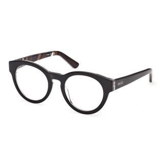 Pucci Glasses, unisex, Black, Size: 50 MM Round Acetate Sunglasses