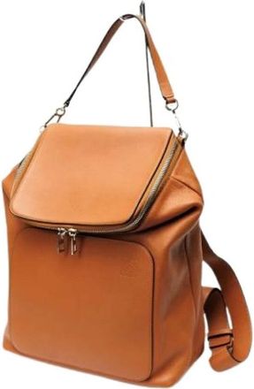 Loewe Pre-owned Backpack - Dames - Vintage Rugzakken - Bruin - ONE Size - Vintage