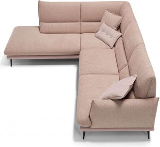 Egoitaliano Ecksofa »FUNNY, hochwertiges und aktuelles Design, bequeme Rückenlehne« toller Sitzkomfort, L-Form