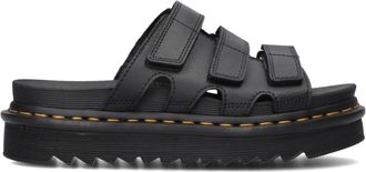 Dr. Martens Raine Slide Slippers - Dames - Sandalen - Zwart - 36 EU - Leer - Schoenen