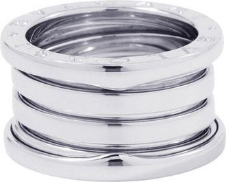 Bulgari White White Gold (18K) Band Ring (Pre-Owned)