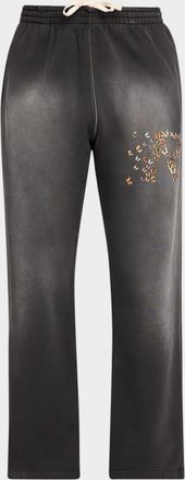 Represent Men & apos;s Butterfly Initial Cotton Sweatpants