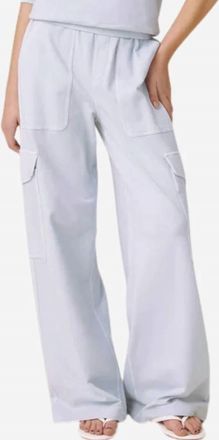 Splendid Alessia Cargo Sweatpant In Bleached Indigo