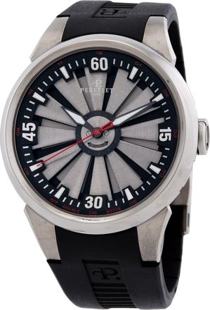 Perrelet Pre-owned Perrelet Turbine Automatic Silver Dial Mens Watch A5006/1