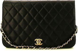 Chanel Full Flap shoulder bag - women - Leather - One Size - Black