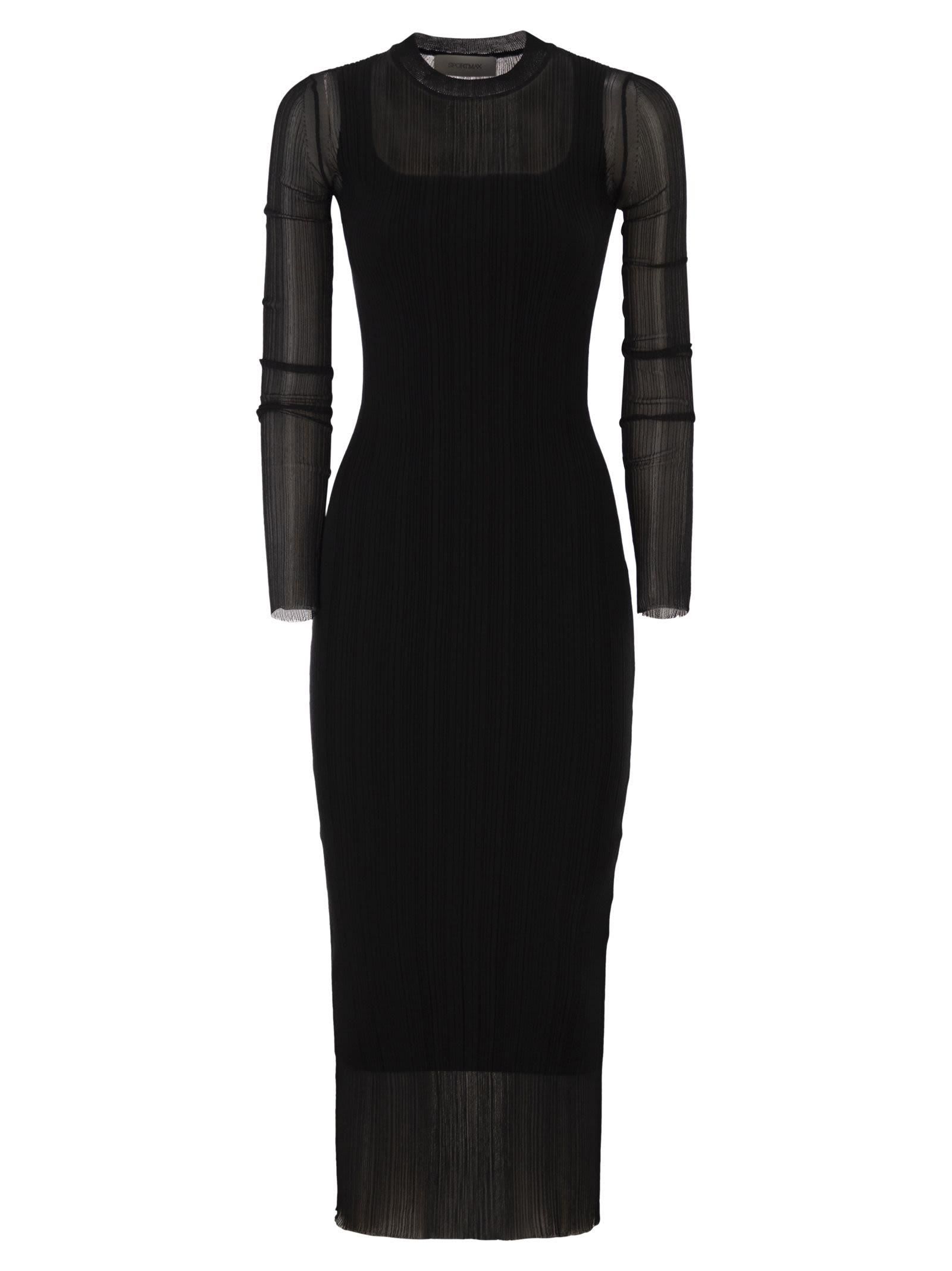 princess polly baby blue dress SPORTMAX Dress CORALLO in black