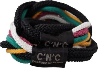 Costume National Multicolor Gedraaid Touw Riem - Dames - Riemen - Veelkleurig - ONE Size - Accessoires