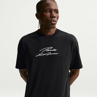 Nike Paris Saint-Germain Premium Nike Mens Soccer T-Shirt in Black | IM1681-010