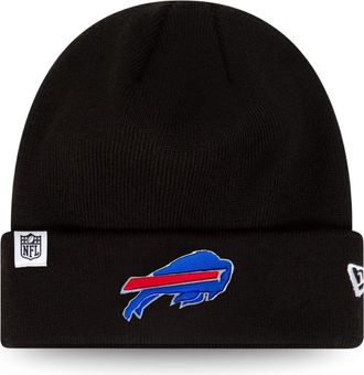 New Era Buffalo Bills Loop Label Knit Beanie NFL Cap Black