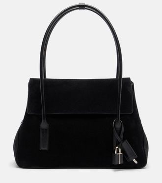 Tom Ford Eclipse Medium suede shoulder bag