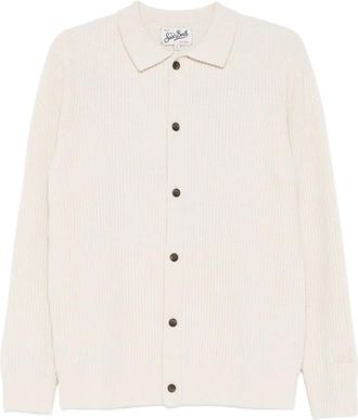 MC2 Saint Barth Vest met polokraag - Beige