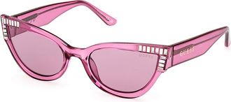 Guess GU7901 83Y Womens Sunglasses Purple Size 54