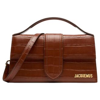 Jacquemus Womens Le Grand Bambino Bag - Brown Leather - One Size