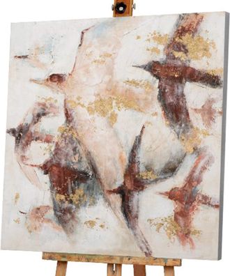 Schubiger M&ouml;bel Bild Abstrakte V&ouml;gel im Wind