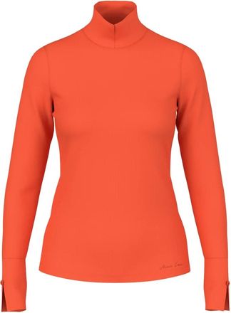 Marc Cain Camiseta B&aacute;sica con Cuello Alto - Knitwear - Mujer - Naranja - S