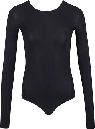 Maison Margiela Long Sleeve Bodysuit - Dames - Longsleeves - Zwart - M - Tops