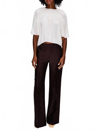 Gabriela Hearst Nula Silk Top In Ivory