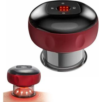 OEM Dispositivo El&eacute;ctrico Recargable Para Ventosas Con Funci&oacute;n De Masaje Y Vibraci&oacute;n Para Terapia De Ventosas Y Gua Sha - Crezuo