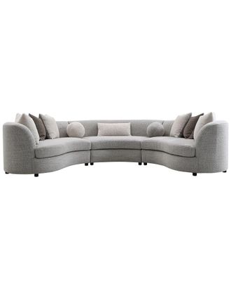 ACME Ivria Sectional Sofa With 9 Pillows