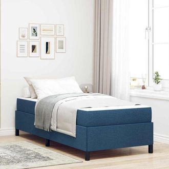 vidaXL Estructura De Cama Con Colch&oacute;n Marr&oacute;n Cera 80 X 200 Cm