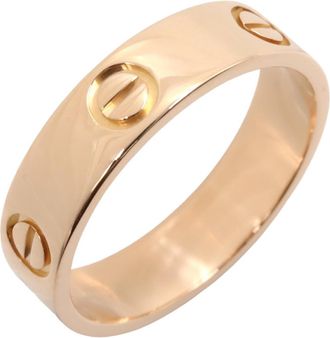 Cartier Gold Pink Gold (18K) Band Ring (Pre-Owned)